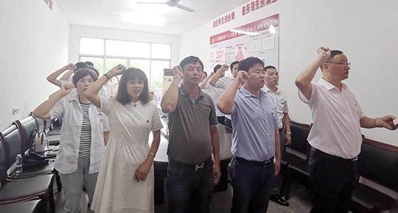 村企共建，，，，，献礼党的98岁生日